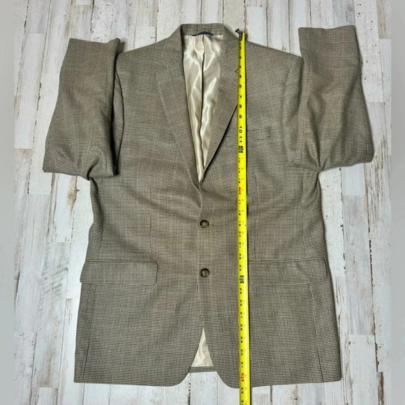 Ralph Ralph Lauren Blazer Jacket Men's 41L Brown Classic - Picture 5 of 9